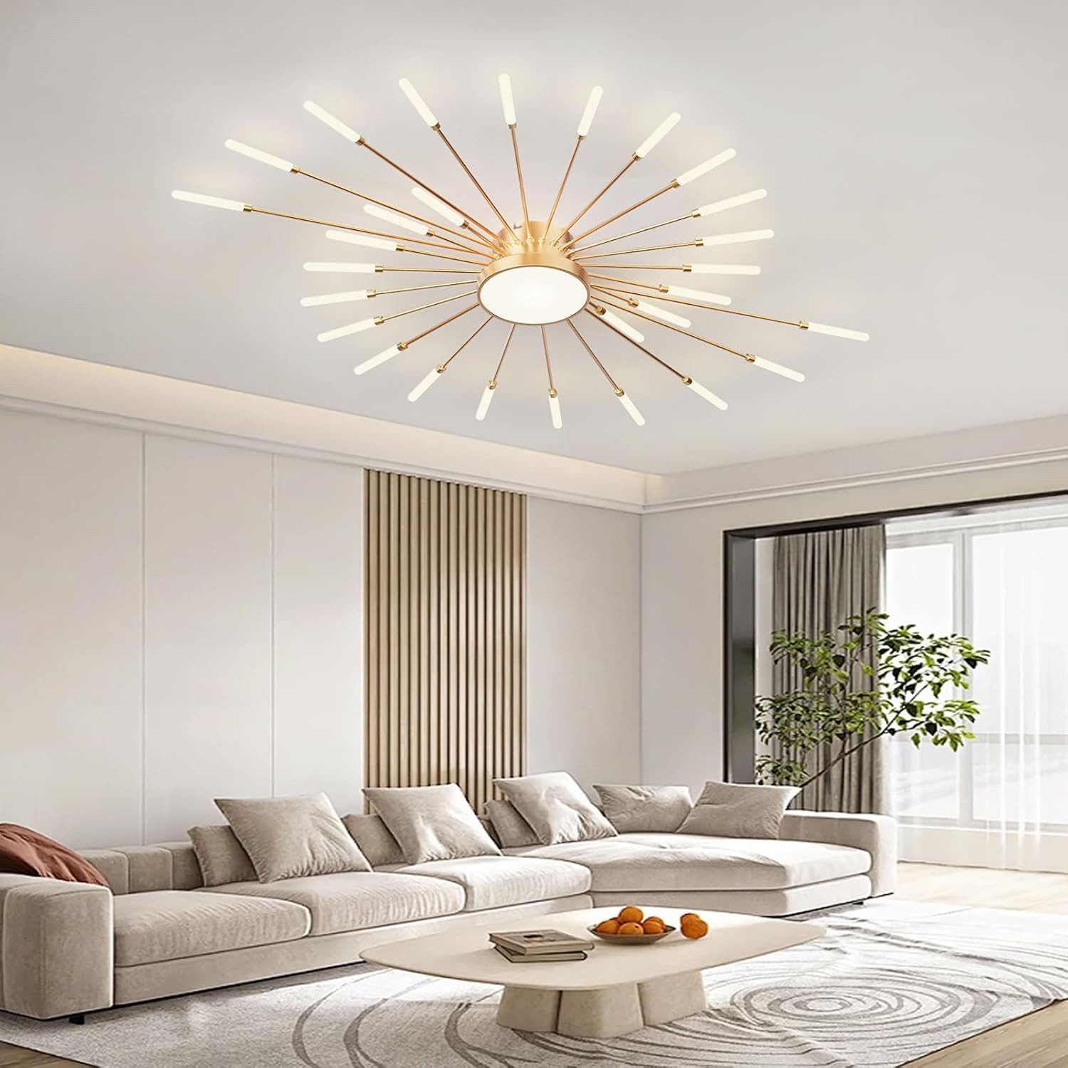 RRBEST Deckenleuchte LED Deckenleuchte Wohnzimmer, Moderne Minimalistische Deckenlampe, Moderne Minimalistische Deckenlampe für Wohnzimmer, Schlafzimmer