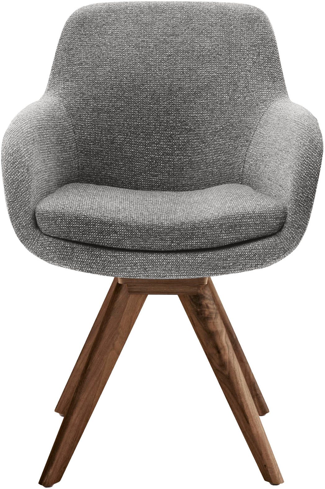 Musterring Esszimmerstuhl Tavia (Set, 2 St), Stativgestell Wildnussbaum, Drehfunktion optional, diverse Farben