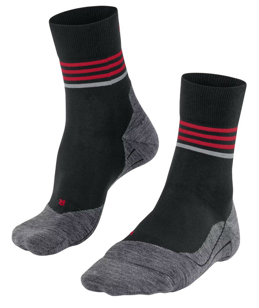 FALKE Laufsocken RU4 Endurance Reflect (mittelstarke Polsterung) schwarz Damen - 1 Paar