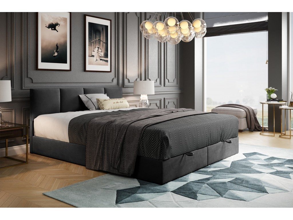 TRADA Boxspringbett ROYAL mit Bettkasten und Topper - Bett mit Bonellmatrat günstig online kaufen