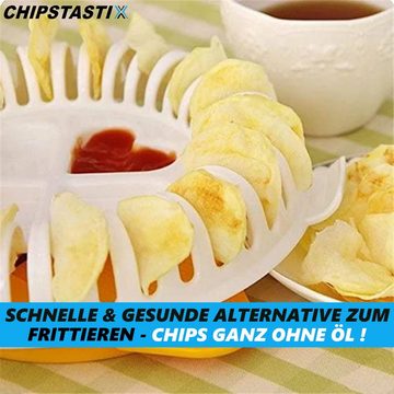 MAVURA Mikrowellenbehälter CHIPSTASTIX Kartoffelchips Maker Chips Röster Kartoffel, Grill DIY Form Chipsmaker für die Mikrowelle