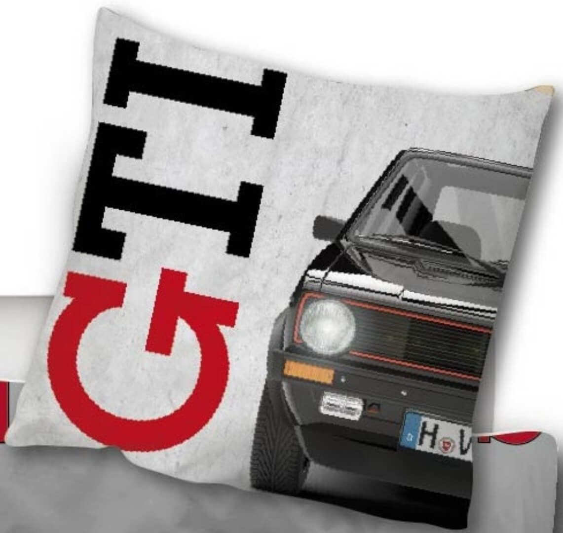 SkyBrands Bettwäsche VW Golf GTI - Wende-Bettwäsche-Set, Volkswagen 135x200 günstig online kaufen