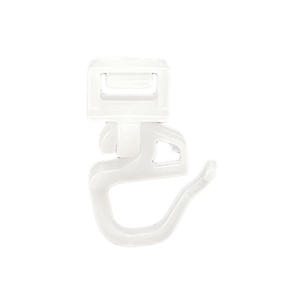 Asphald Gardine Click Gleiter 100St. für Aluminium Gardinenschienen mit 4mm Spurbreite (1 St)