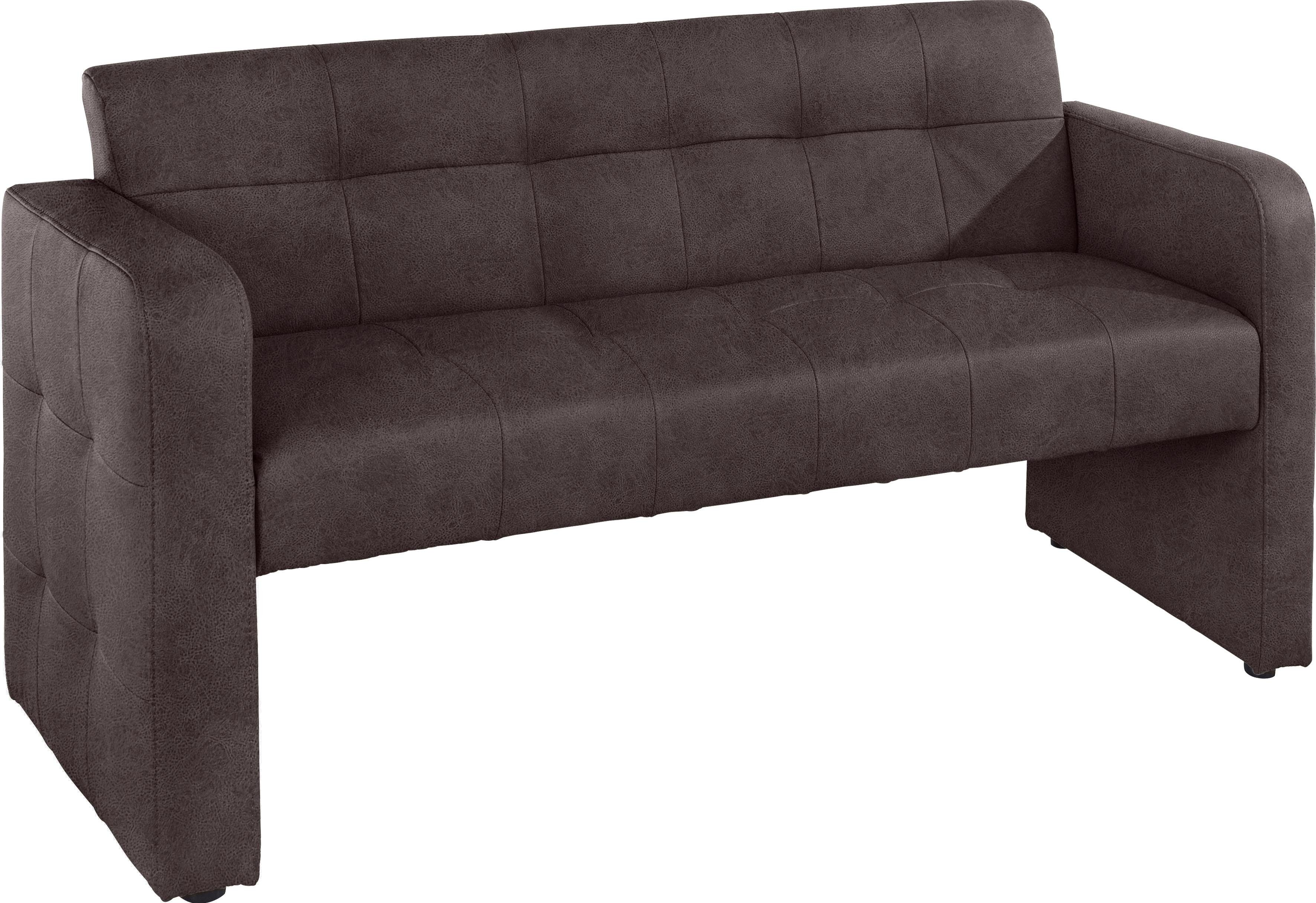 exxpo - sofa fashion Polsterbank Barista Küchensofa mit Komfortsitzhöhe 49cm, tolle Detailverarbeitung, frei im Raum stellbar