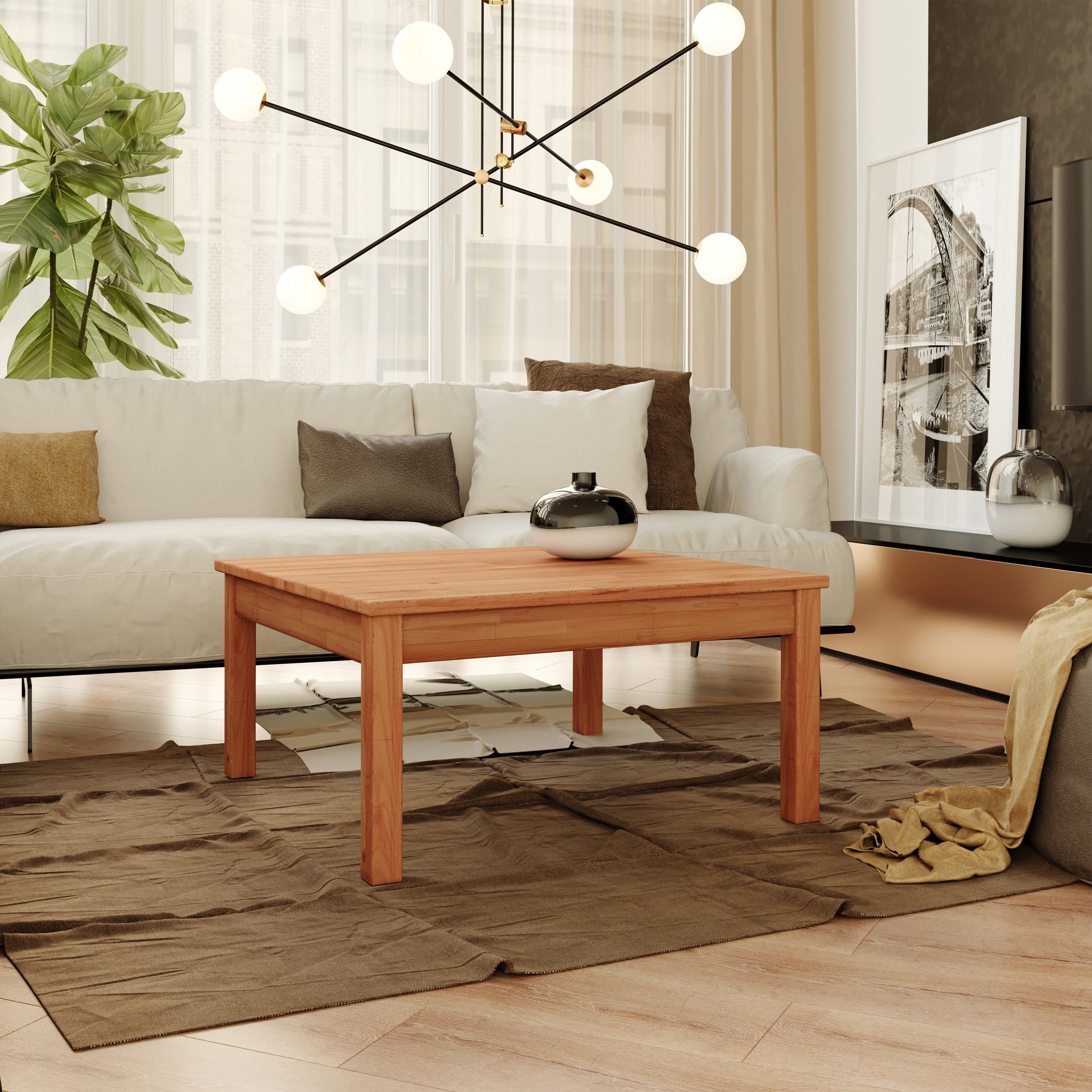 Krok Wood Couchtisch Tomas aus Massivholz günstig online kaufen