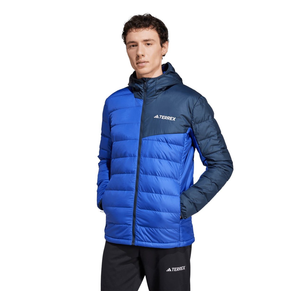 adidas Performance Winterjacke Daunenjacke Terrex Multi Light Hooded (warm, wasserabweisend)