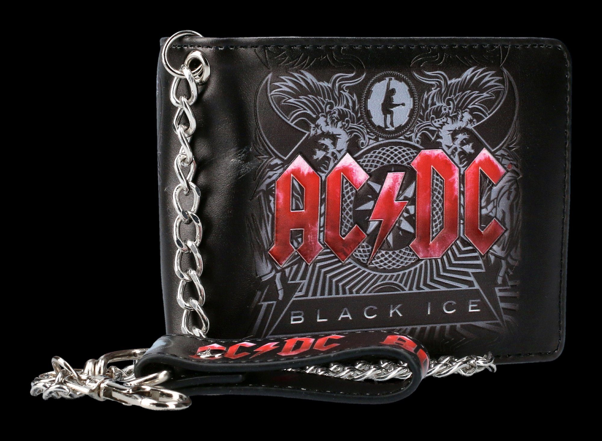 AC/DC Ice Geldbeutel Metall Shop Geldbörse Figuren - GmbH Merchandise Geldbörse Black -