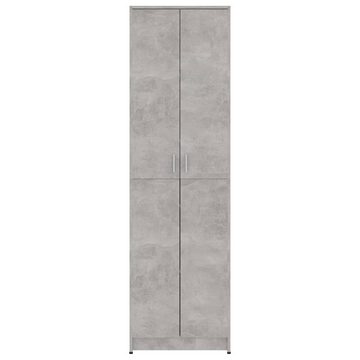 möbelando Hochschrank 3002978 (LxBxH: 25x55x189 cm) in Betongrau mit 2 Türen