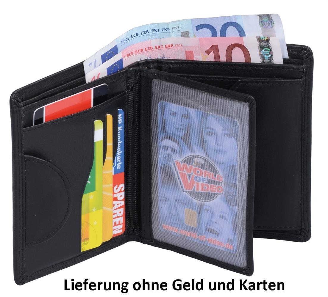 CM Geldbörse CM Herrenbörse hochformat 1 Klappe, schwarz