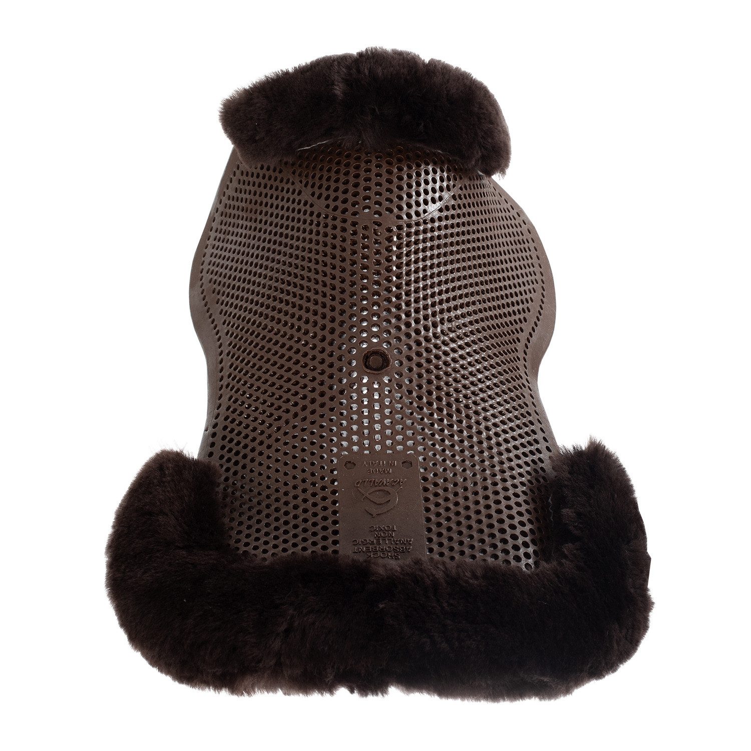 Acavallo Gelpad Acavallo Gel Pad Cut Out mit Schaffell Pony