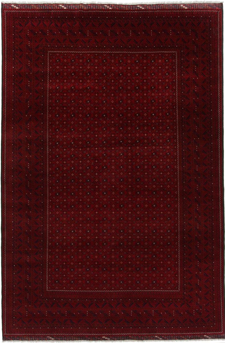 Orientteppich Afghan Mauri 201x303 Handgeknüpfter Orientteppich, Nain Trading, rechteckig, Höhe: 6 mm