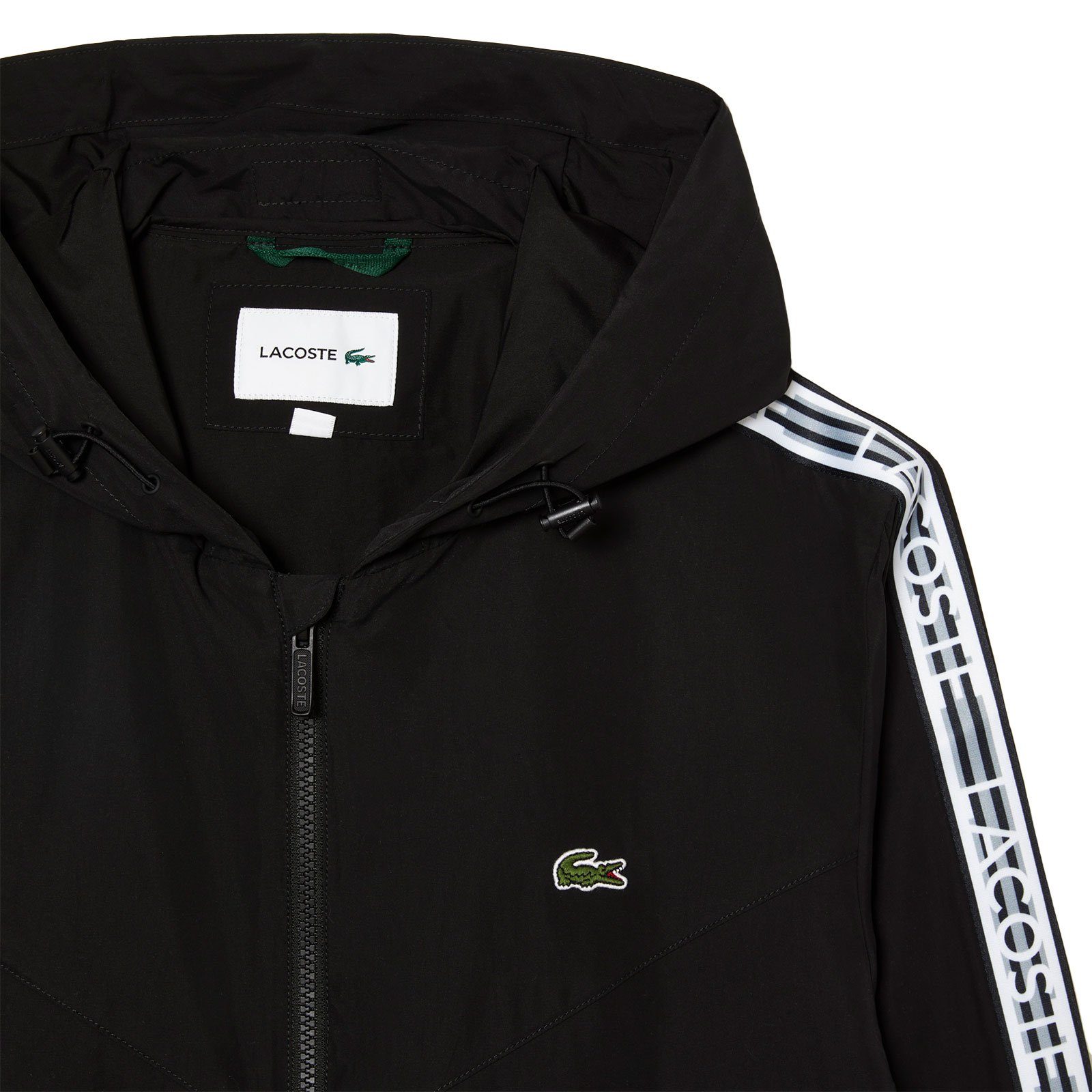 Lacoste Trainingsjacke Trainingsblouson mit Logo-Streifen an den Ärmeln günstig online kaufen