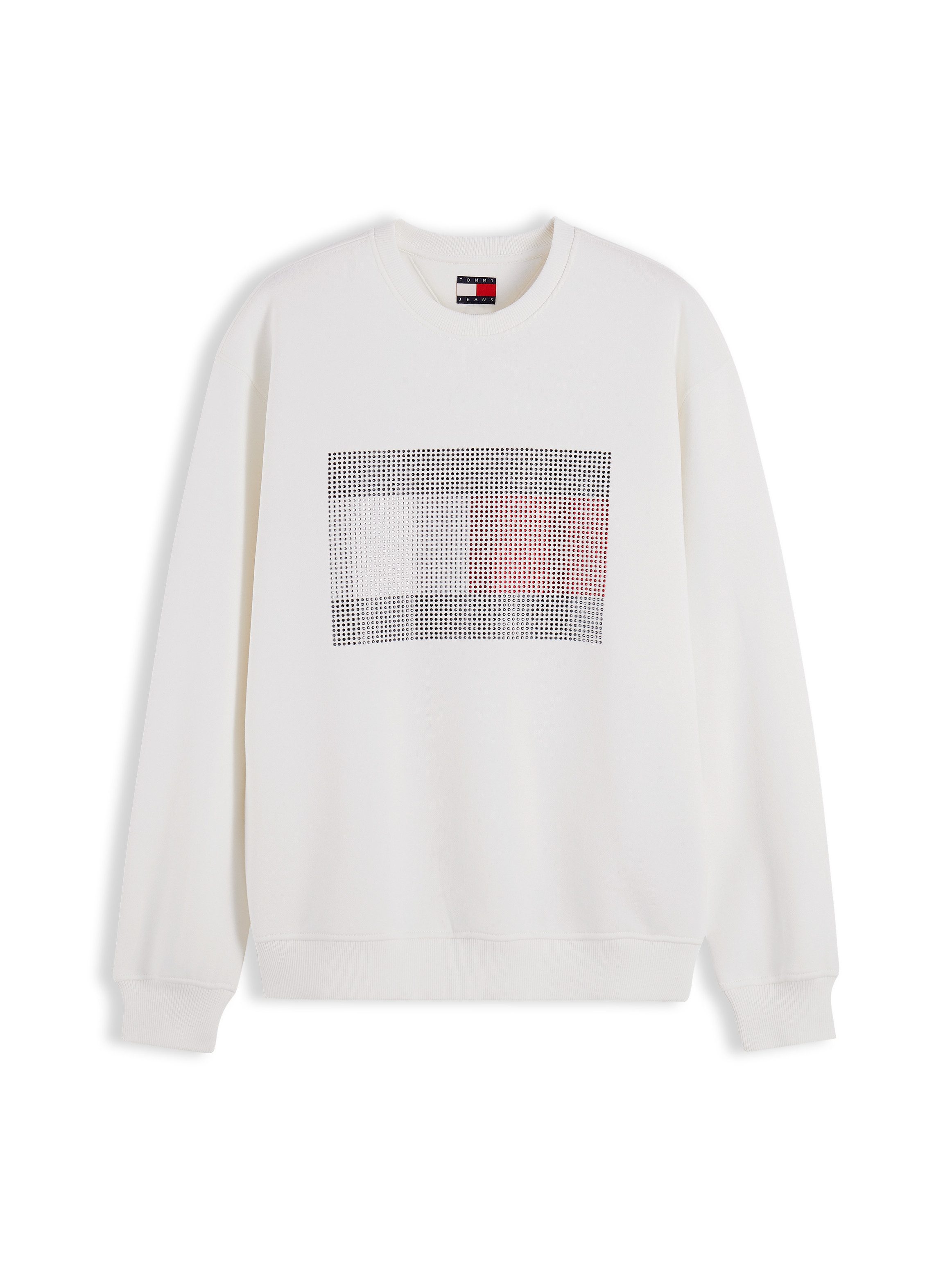Tommy Jeans Sweatshirt TJW FLAG BLING SWEATSHIRT Baumwollmischung