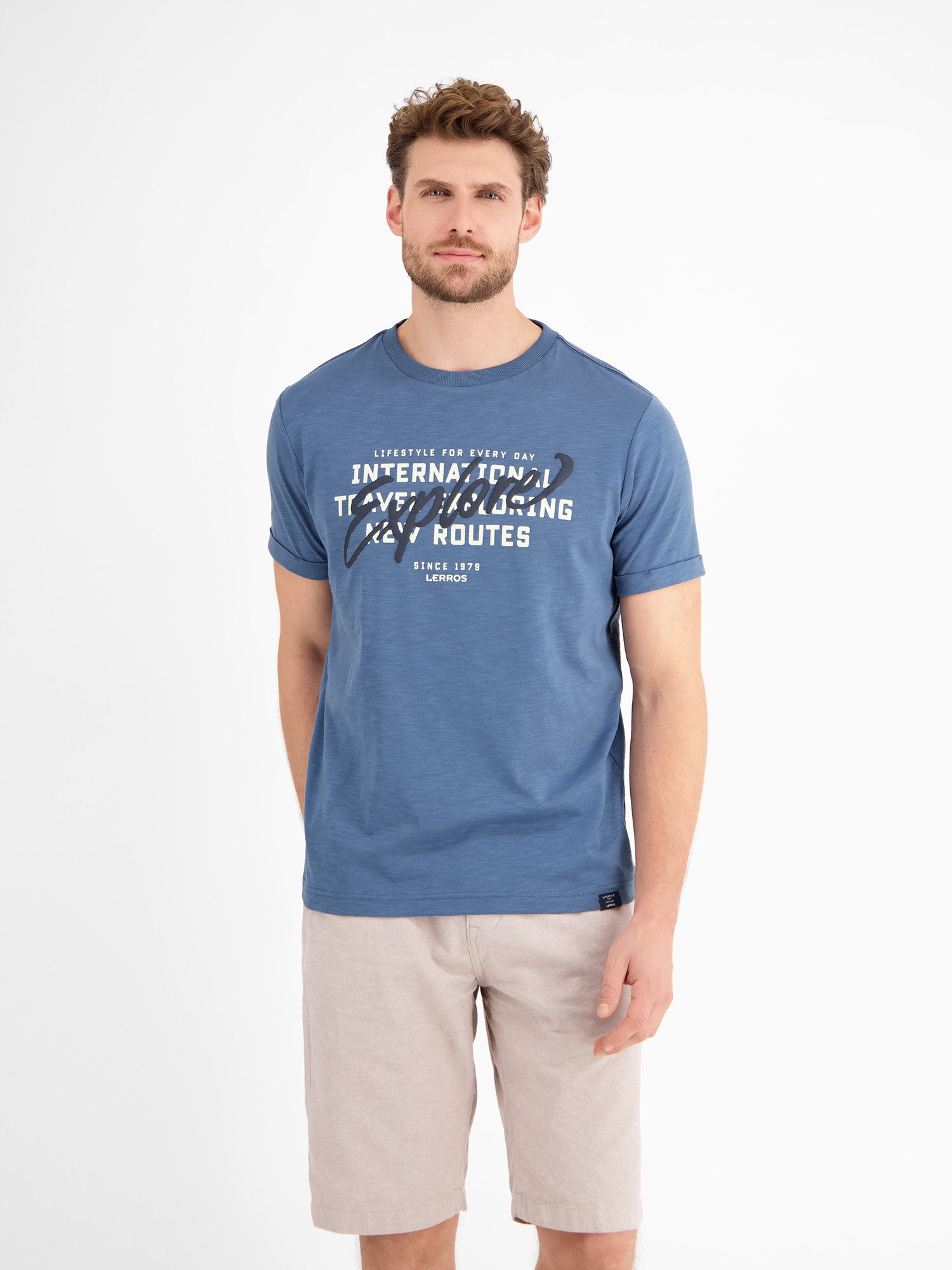 LERROS T-Shirt LERROS Herren Jersey T-Shirt günstig online kaufen