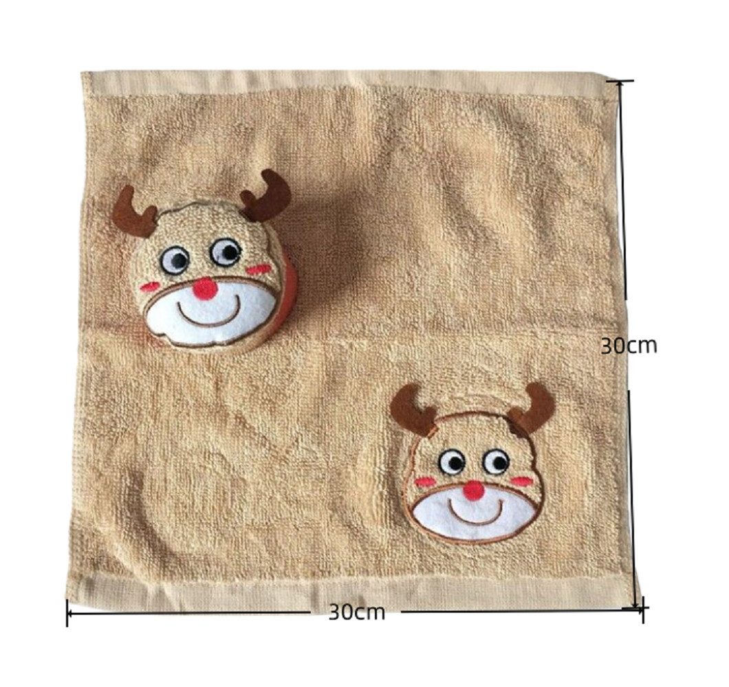 FOUORTUNATE-BEE Handtücher 4er-Set Weihnachtshandtücher Santa, Schneemann, günstig online kaufen