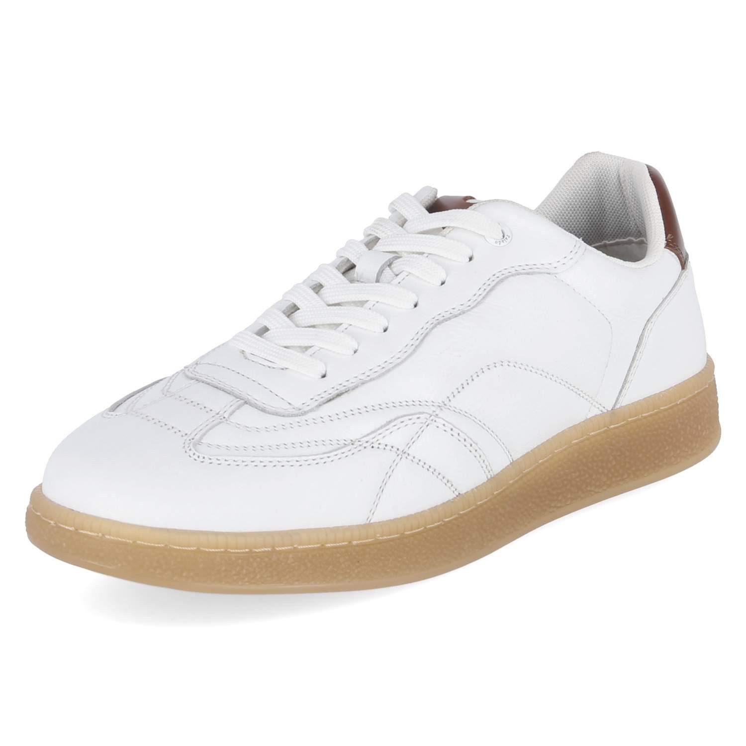 Palado Palado 7JM0080101 1100 Herren Glattleder white Schnürschuh