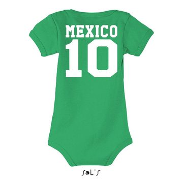 Blondie & Brownie Strampler Kinder Baby Mexiko Mexico Sport Trikot Fußball Meister WM Copa America