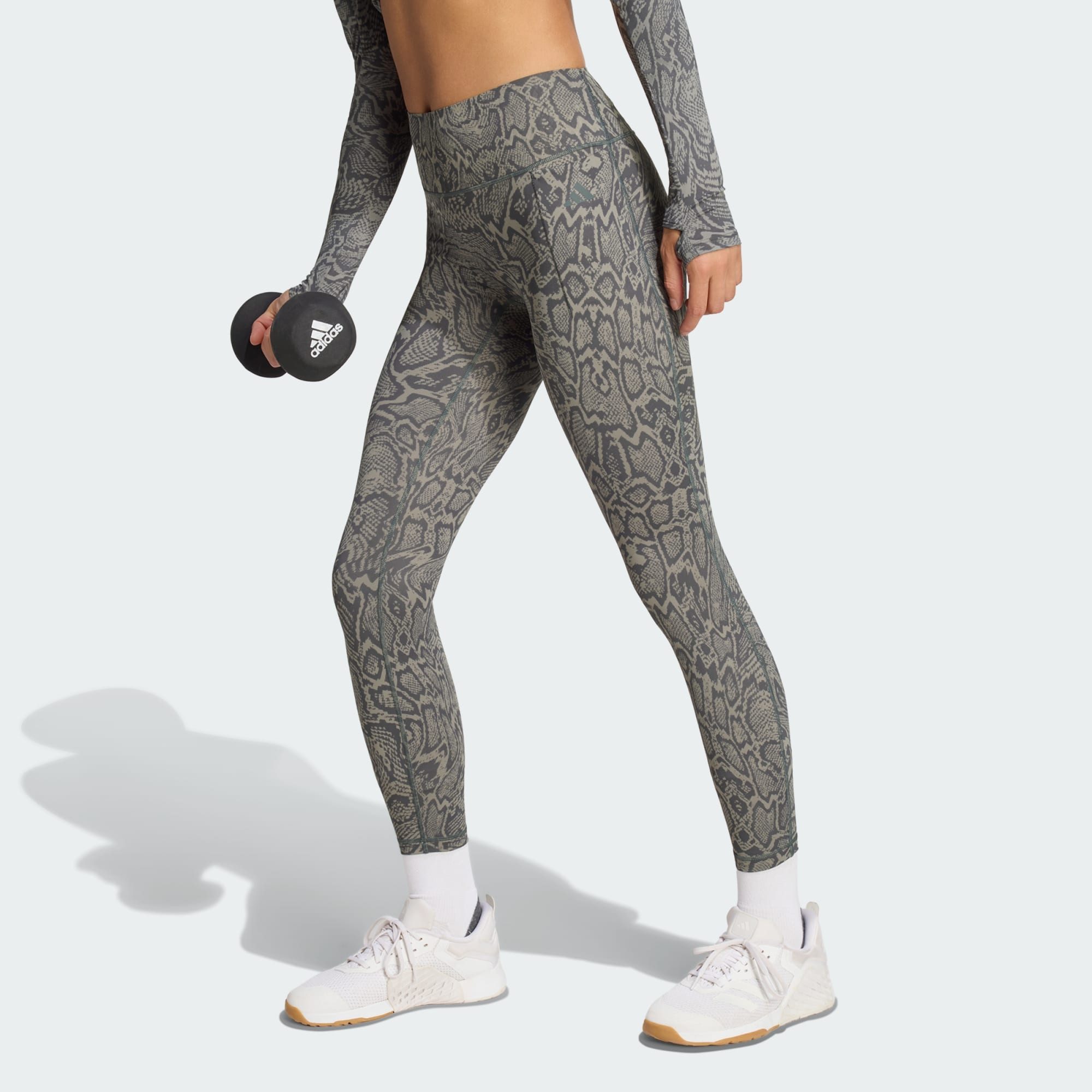 adidas Performance Leggings OPTIME PRIMELIFT 7/8-LEGGINGS, SCHLANGENPRINT (1-tlg)