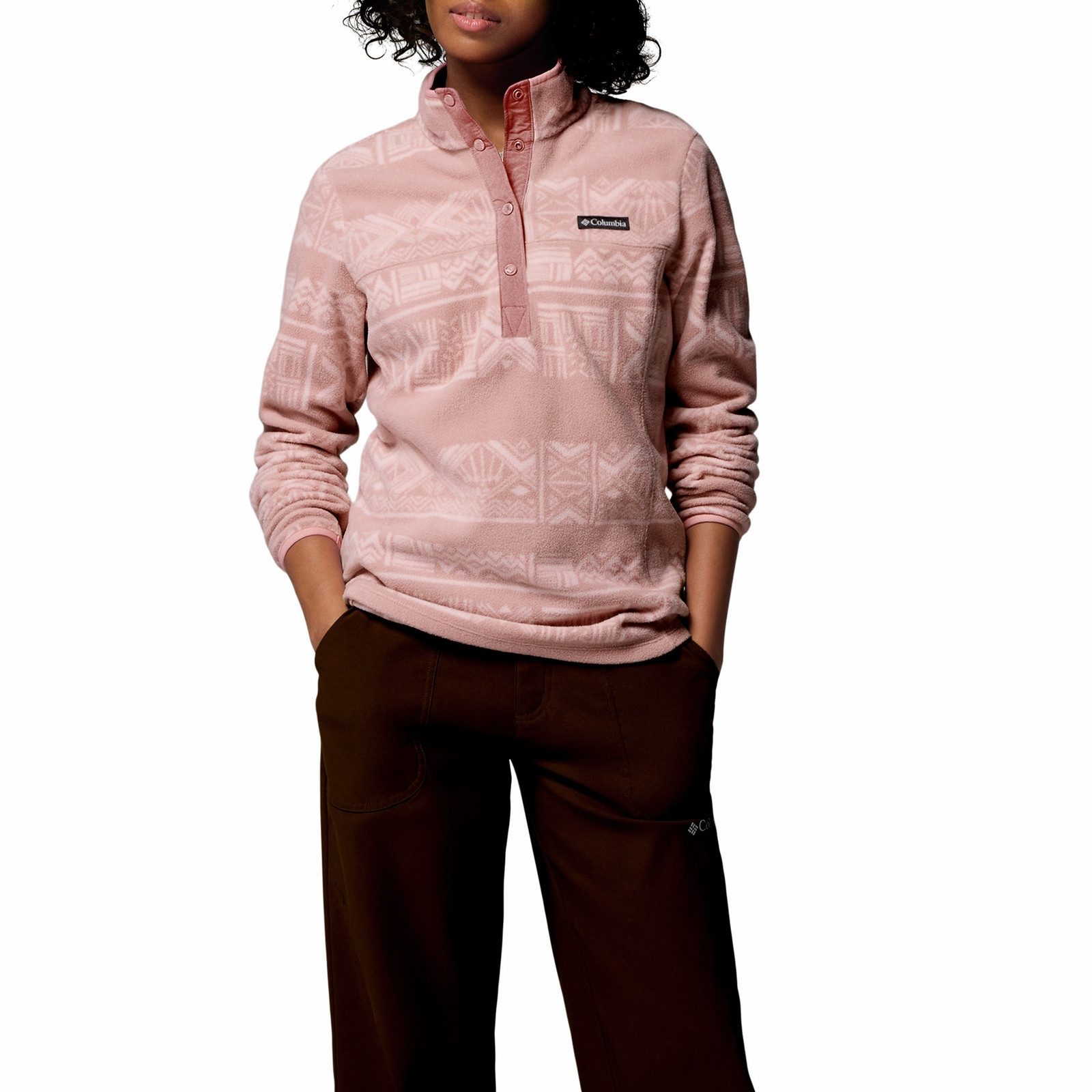 Columbia Fleecepullover Benton Springs™ Printed 1/2 Snap mit Knopfleiste günstig online kaufen