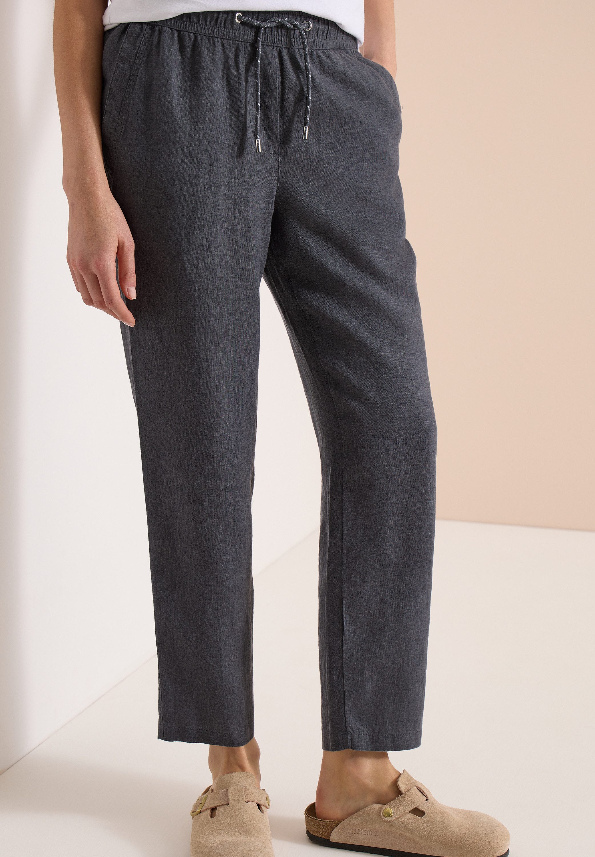 CECIL Jogger Pants aus Leinen