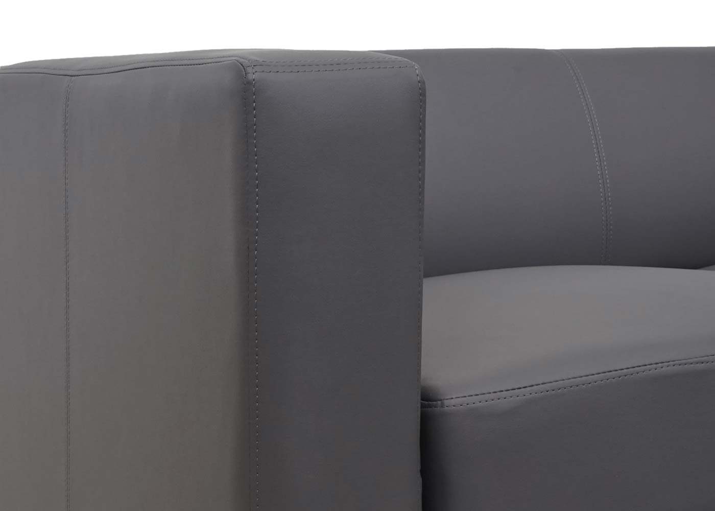 Vielseitig hellgrün dunkelgrau einsetzbar, | 2-Sitzer moderner Lounge-Stil, MCW Lille-S-K-2, 2-Sitzer