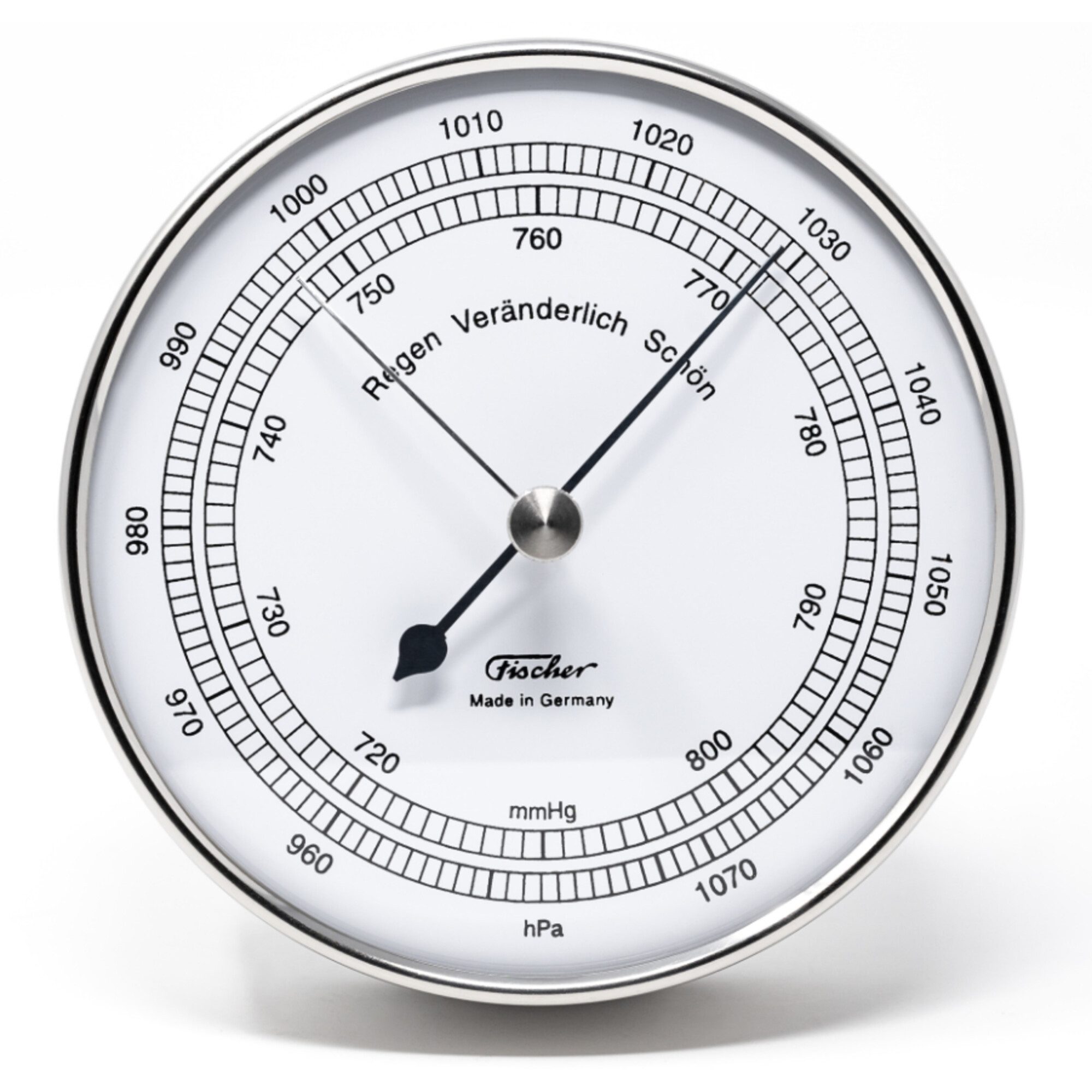Fischer Teleskop Fischer Wetterstation Barometer Edelstahl
