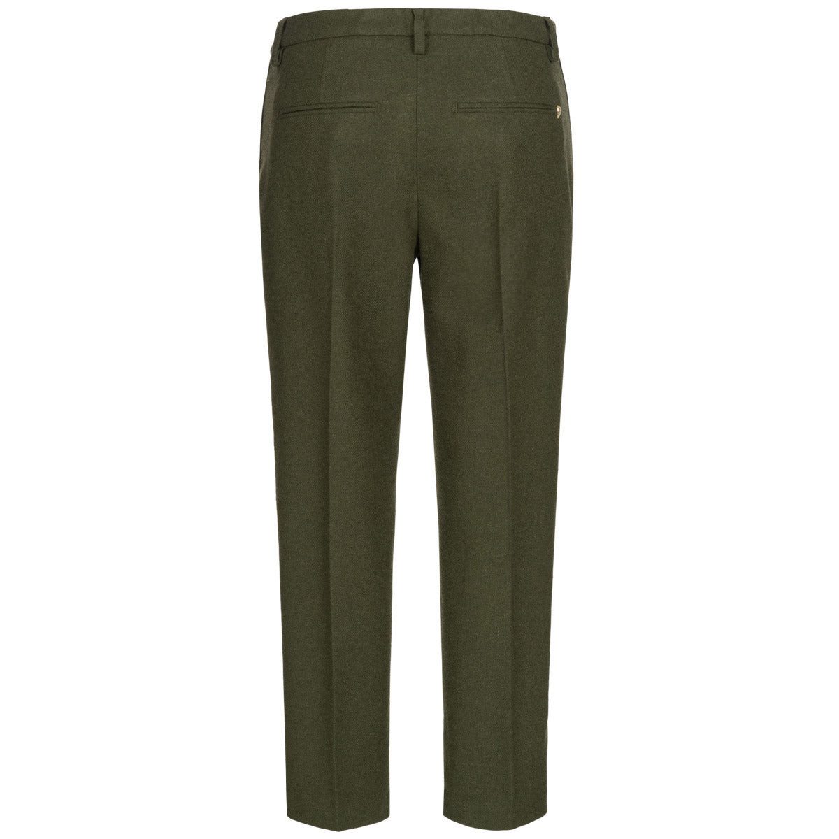 DONDUP Chinohose DONDUP Chino ADELIA mit goldener Bordüre - Oliv