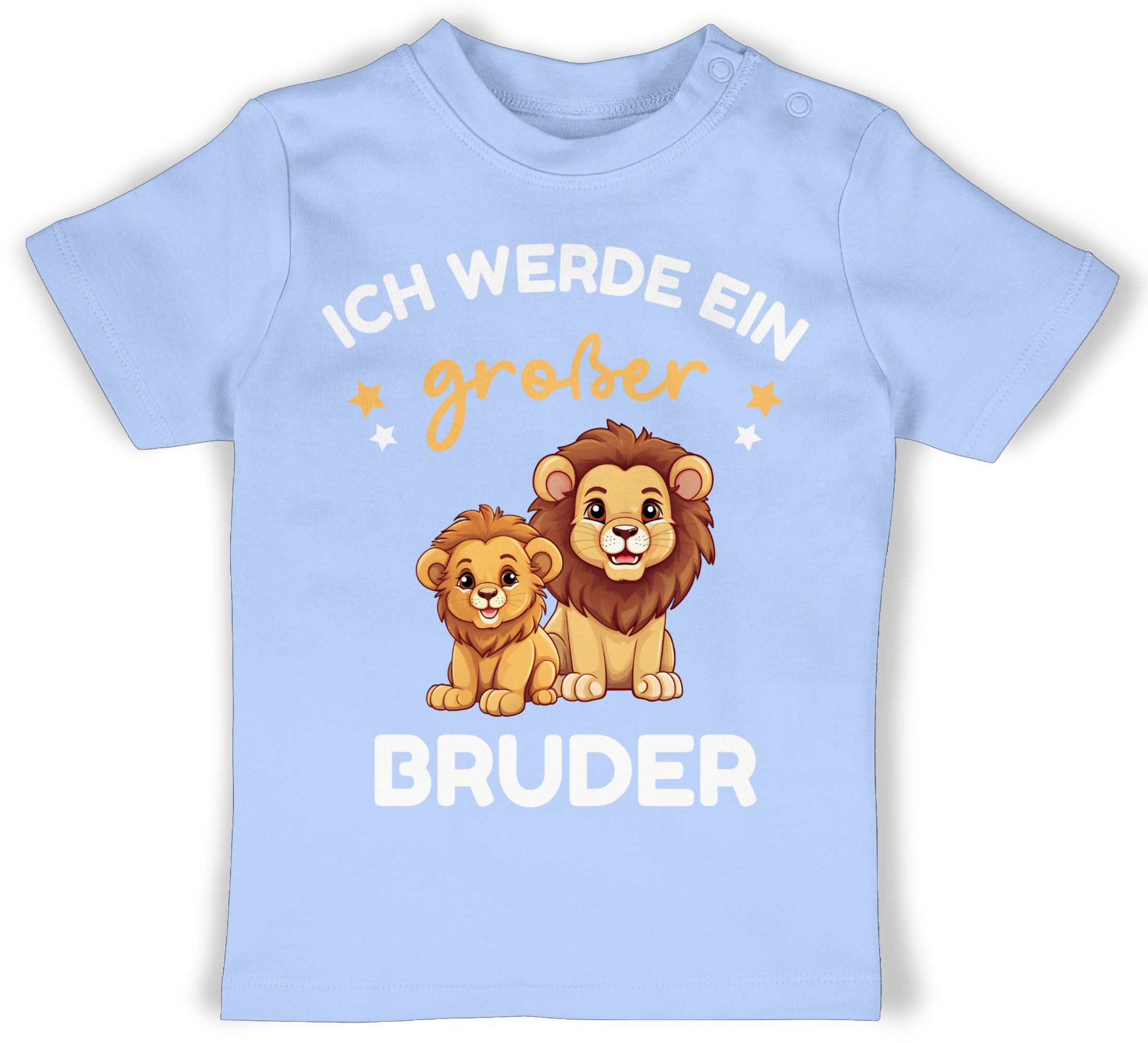 T-Shirt Ich werde großer Bruder Geschenk Löwen
