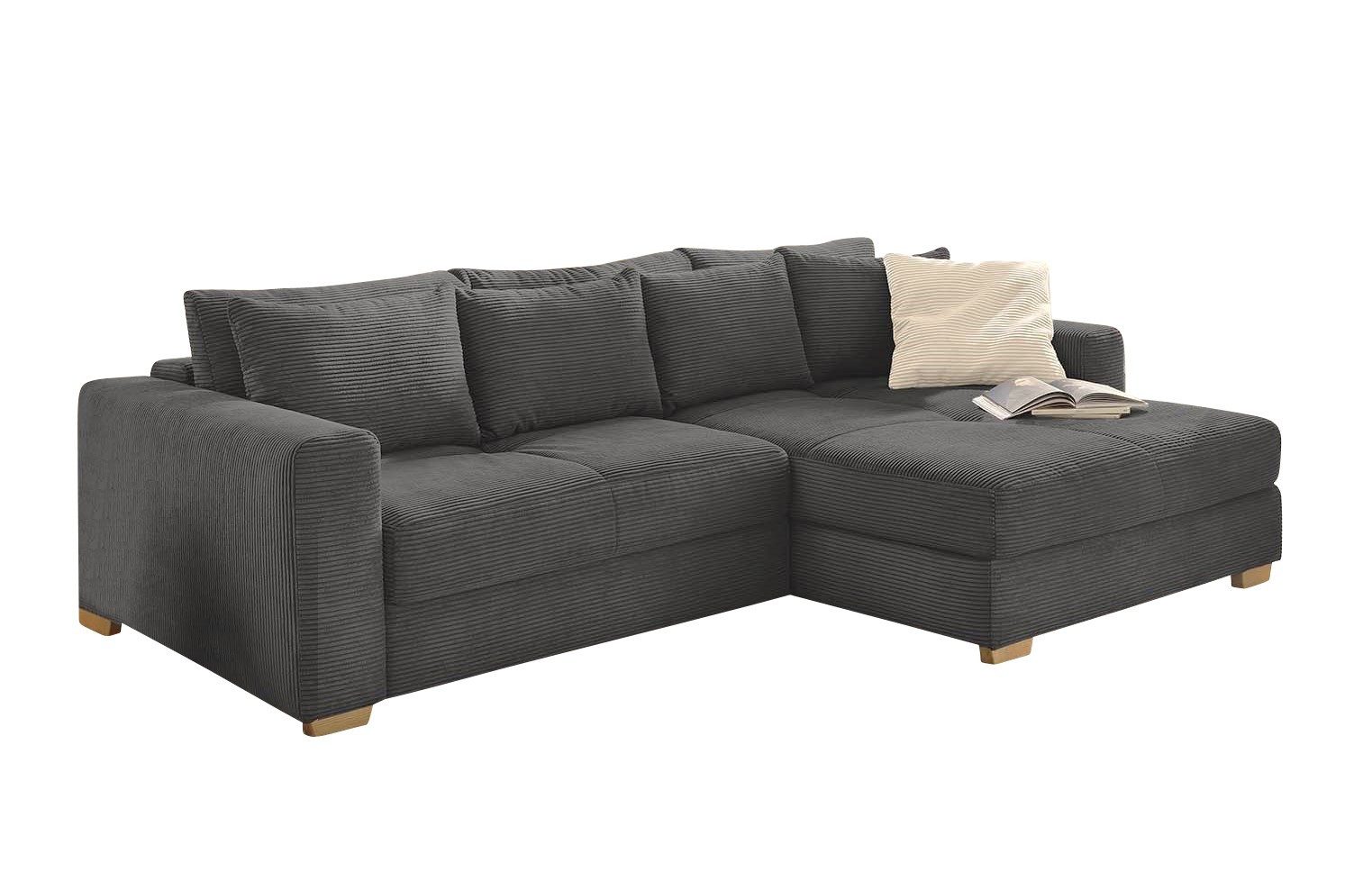 luma-home Ecksofa 15153, Dauerschläfer mit Bettkasten günstig online kaufen