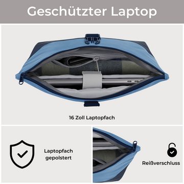 LARKSON Fahrradtasche Tammo Bike Fahrrad Rucksack Gepäckträger, Rucksack und Gepäckträgertasche, Wasserabweisend