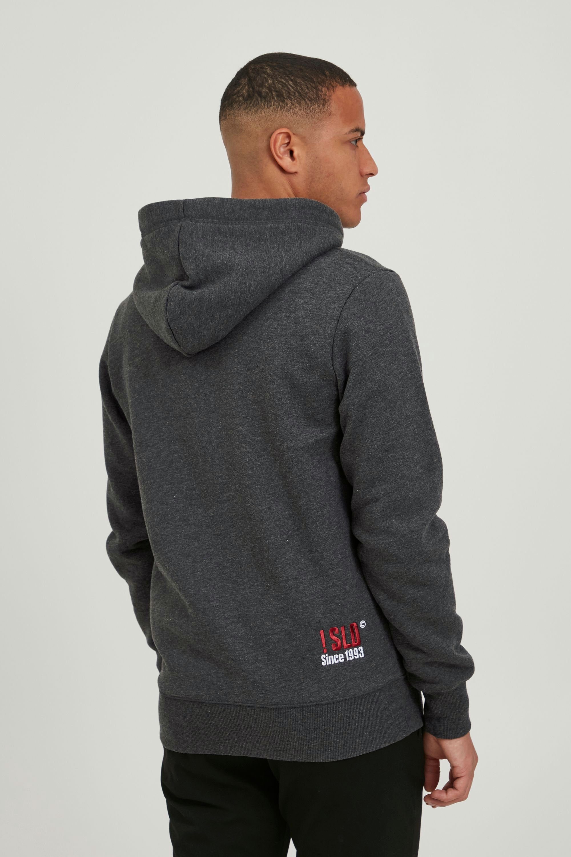 Grey mit Kapuzensweatshirt Details Med !Solid kontrastfarbenenen (8254) SDBennHood Hoodie