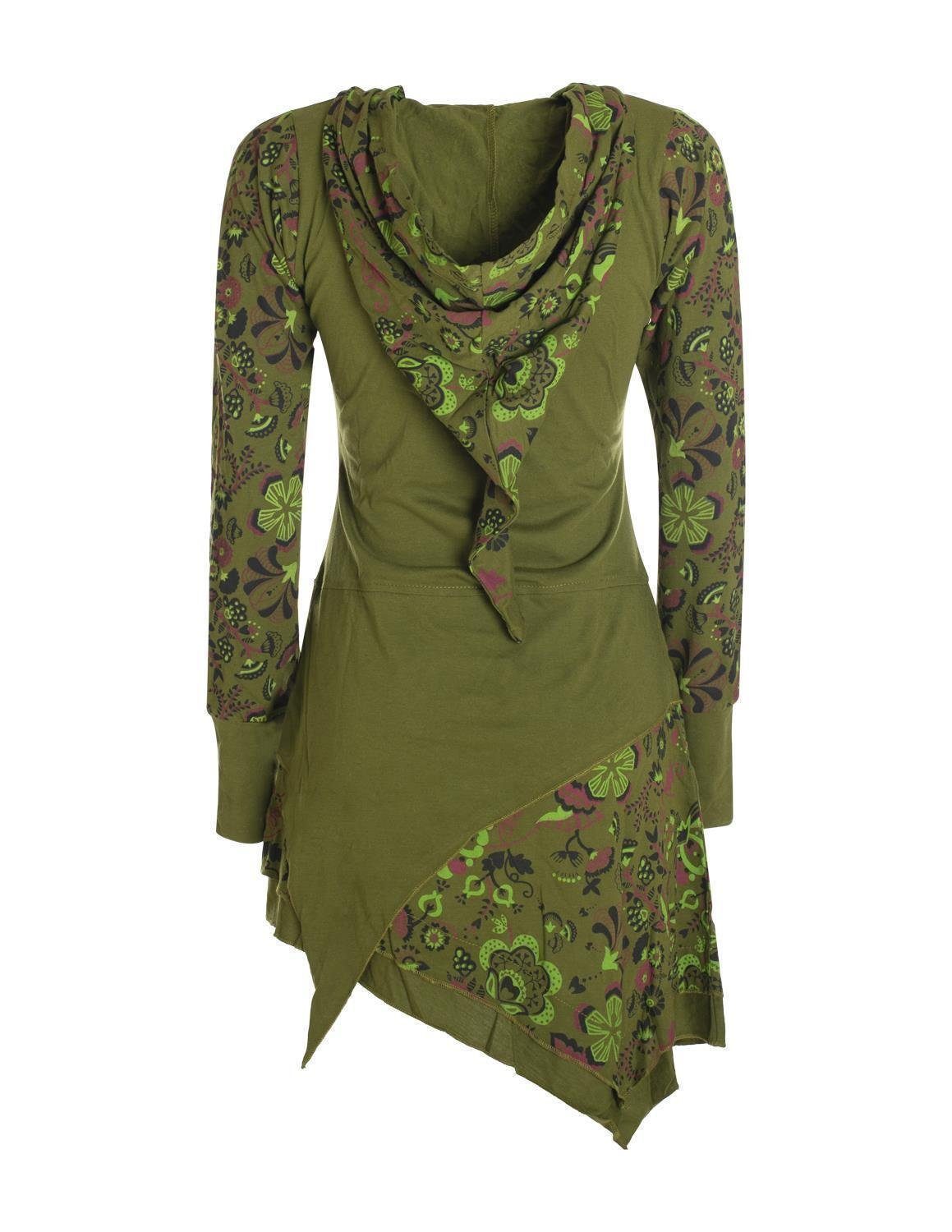 Vishes Zipfelkleid Langarm Kleid Elfen Zipfelige günstig online kaufen