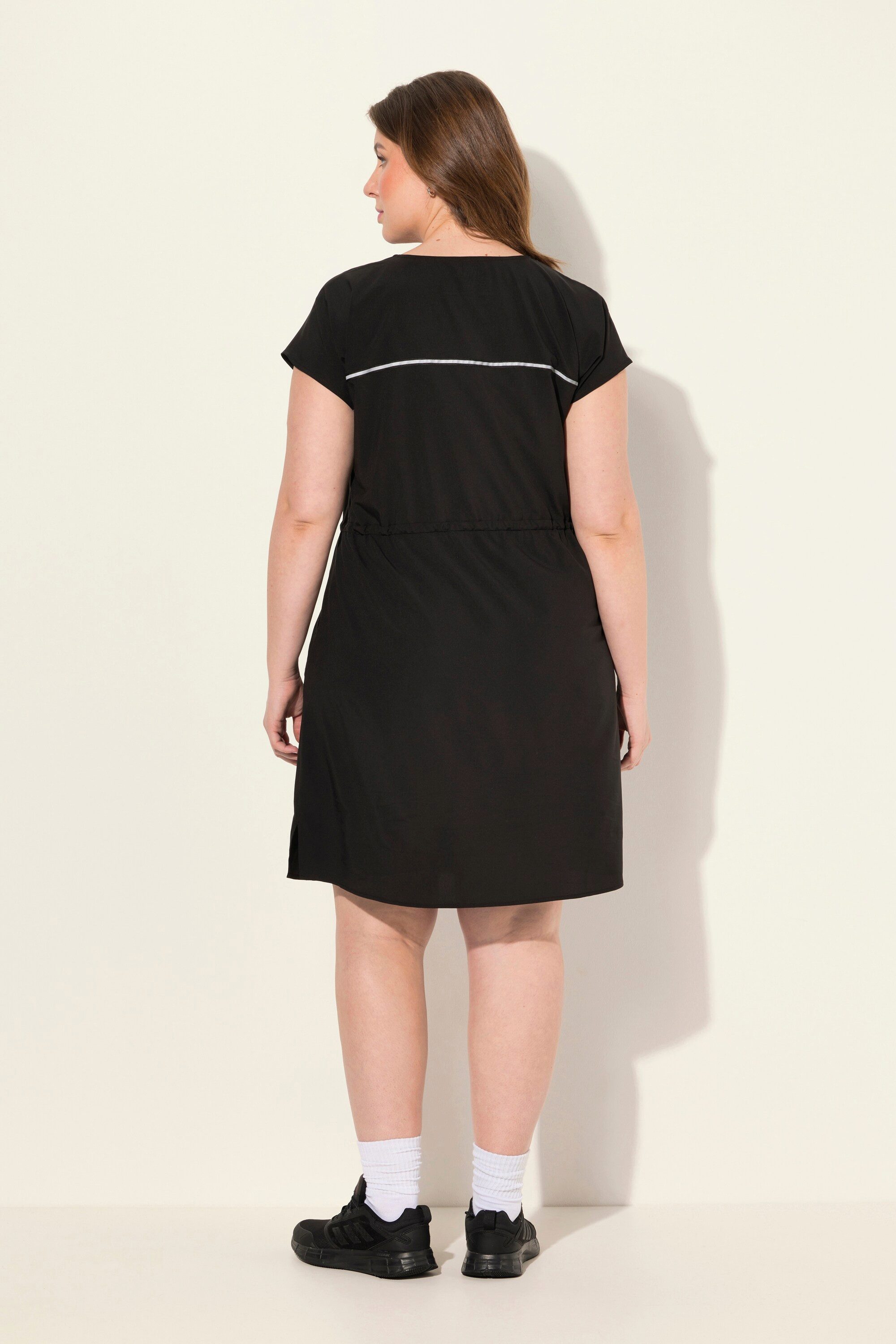 Ulla Popken Jerseykleid Outdoor-Kleid schnelltrocknend Rundhals ärmellos