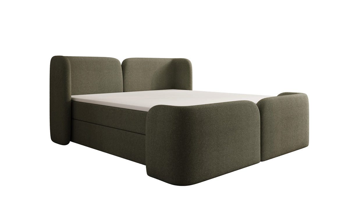 Luxusbetten24 Boxspringbett Riva in Bouclé mit günstig online kaufen