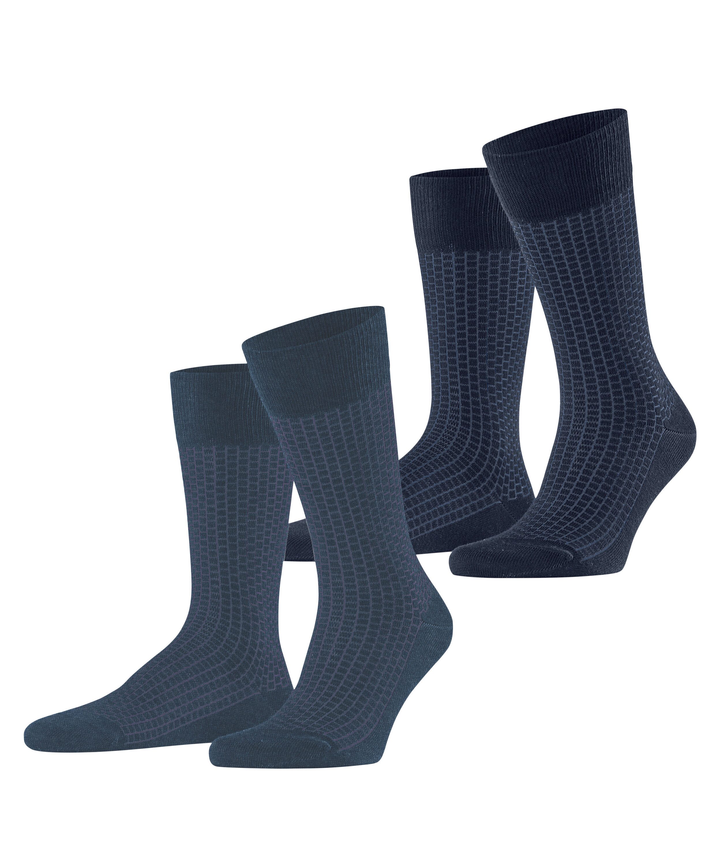 Socken Illusional Grid 2-Pack