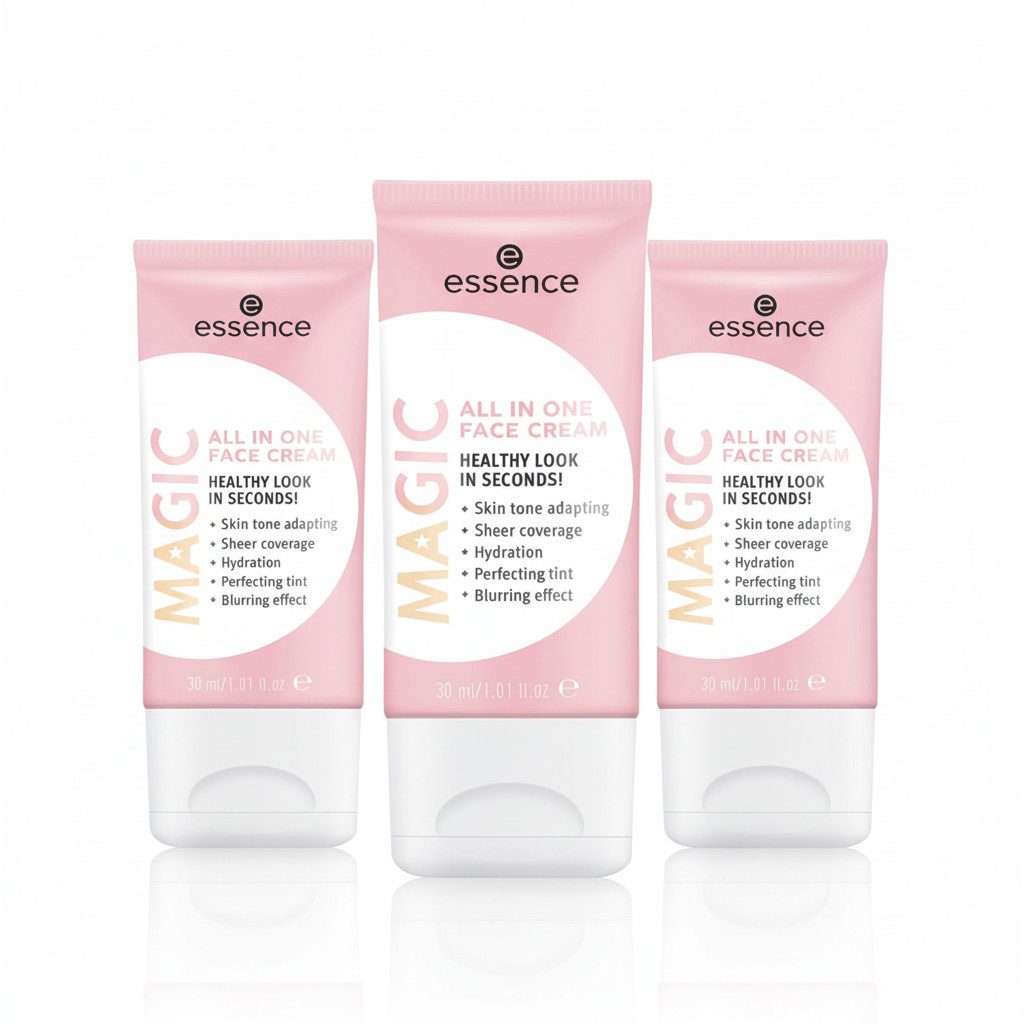 Essence Feuchtigkeitscreme MAGIC All In One FACE Cream Set, 3-tlg., mit leichter Deckkraft