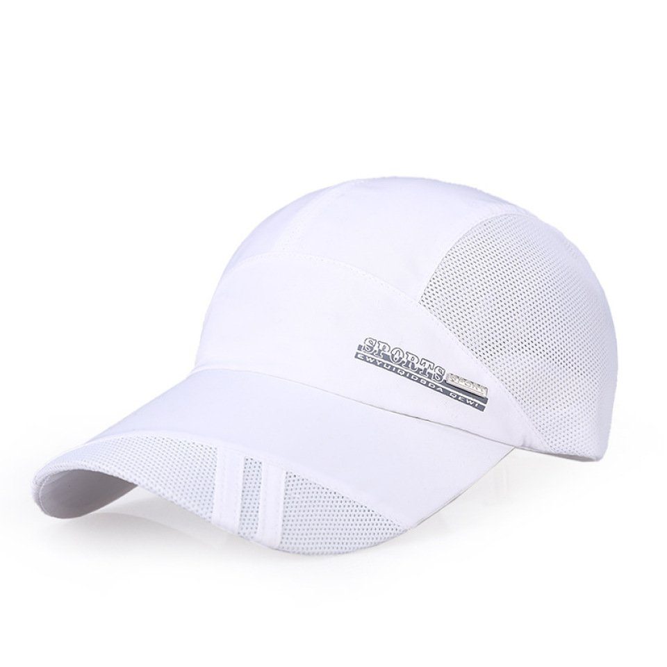 Zeitlich begrenzter Sonderverkauf Blusmart Baseball Kappe Mesh Cap Lässig Design Sonnenschutz Baseball Kappe Sonnenhut Weiß