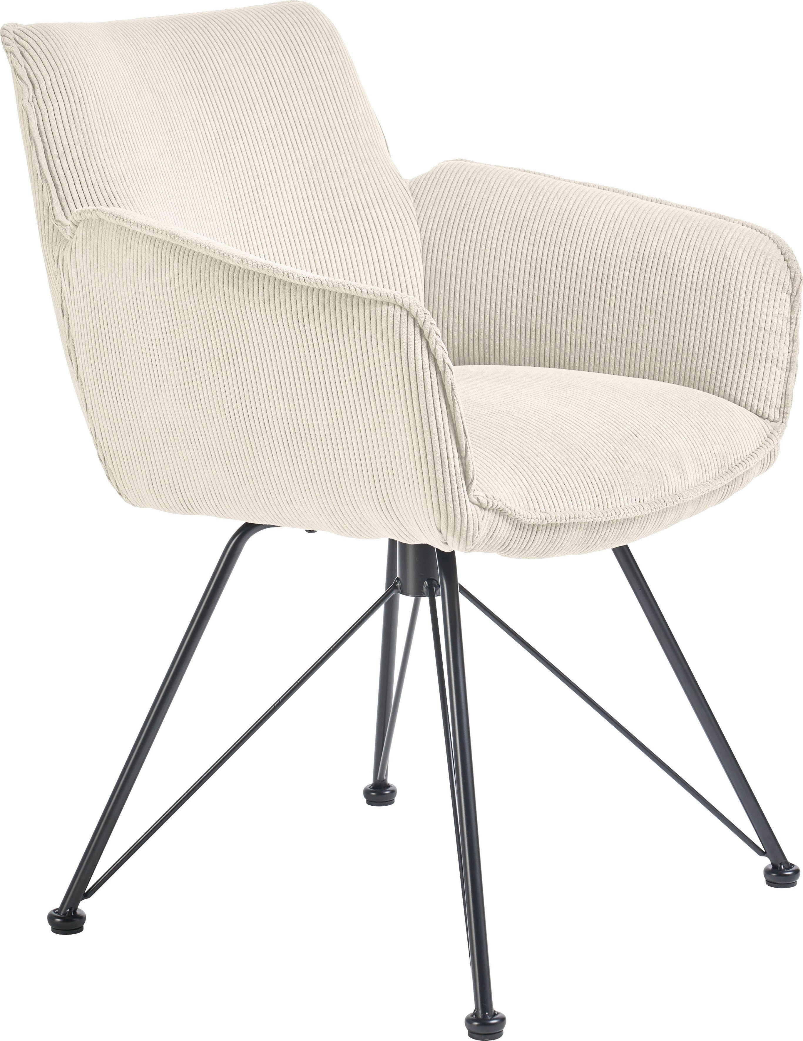 set one by Musterring Armlehnstuhl Frisco, 2er Set, 2 Farbvarianten, Sitzhöhe 50 cm