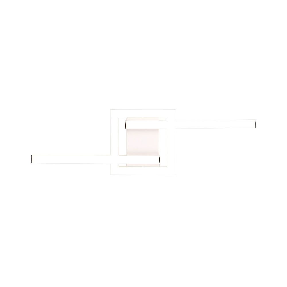 Reality Leuchten LED Deckenleuchte, LED-Leuchtmittel fest verbaut, Neutralweiß, Deckenleuchte Wohnzimmerleuchte LED Metall weiß-matt