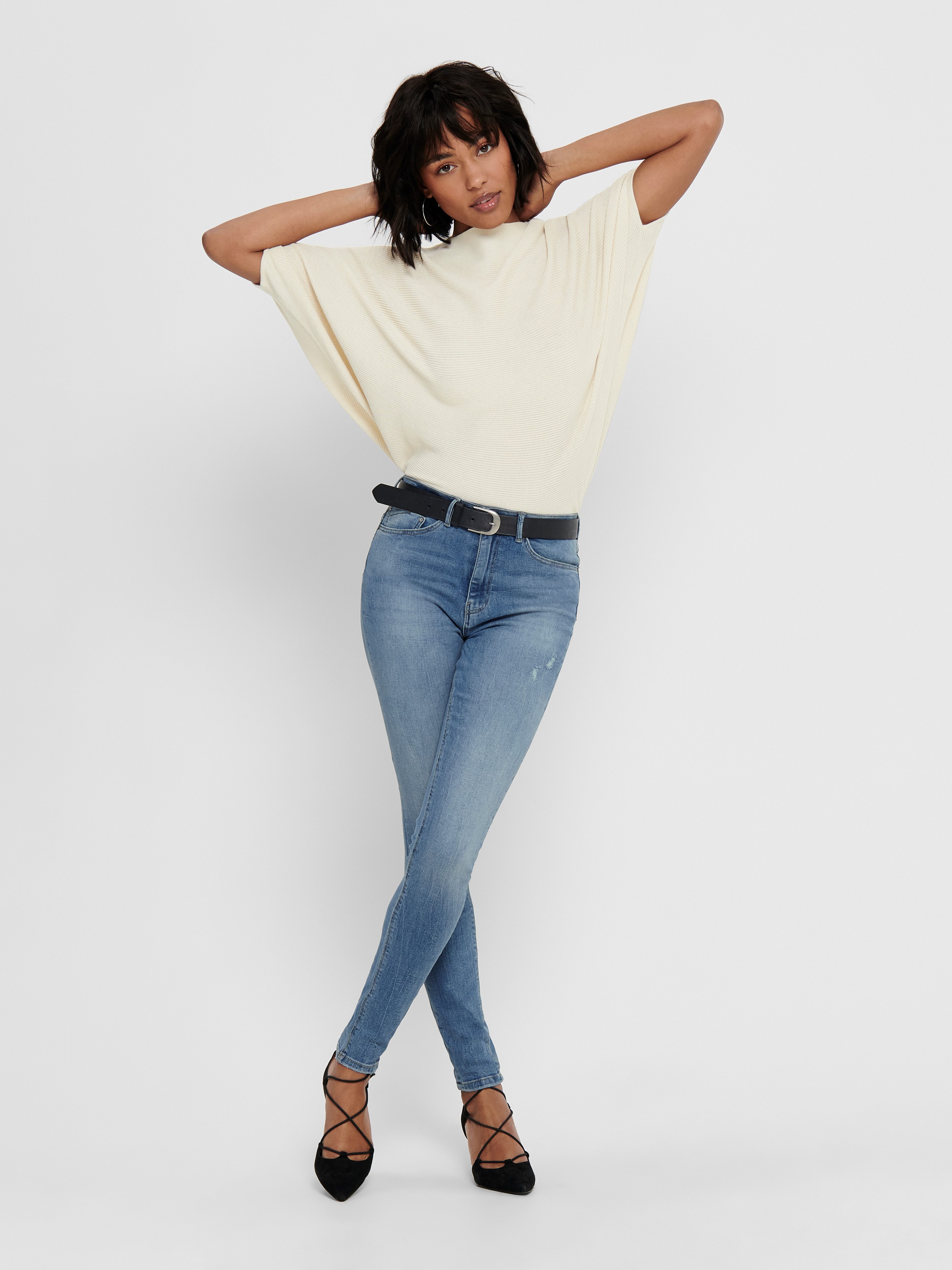 JDY Strickpullover JDYNEW BEHAVE BATSLEEVE PULLOV. KNT NOOS