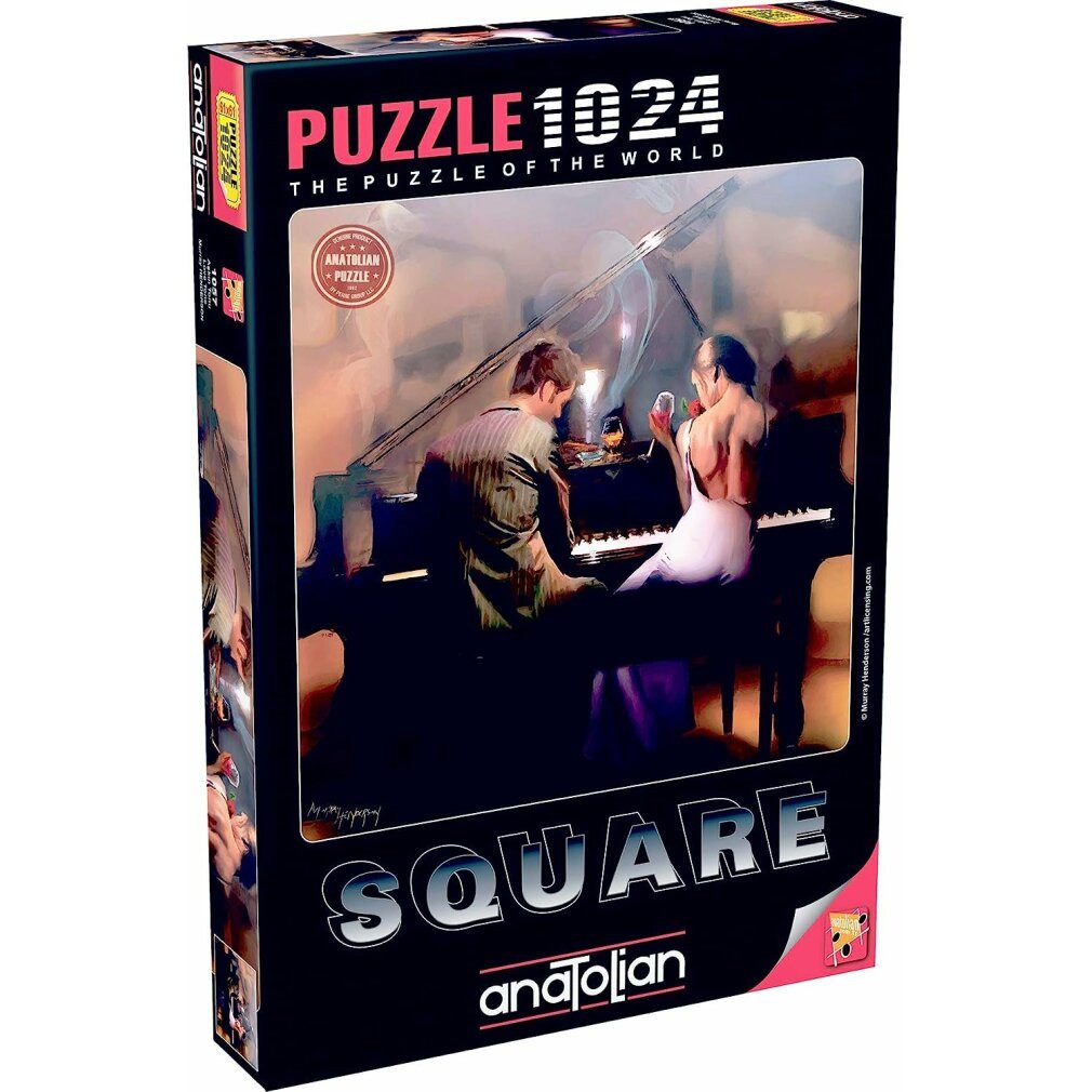 ANATOLIAN Puzzle ANATOLIAN Quadratisches Puzzle Töne der Liebe 1024 Teile, Puzzleteile