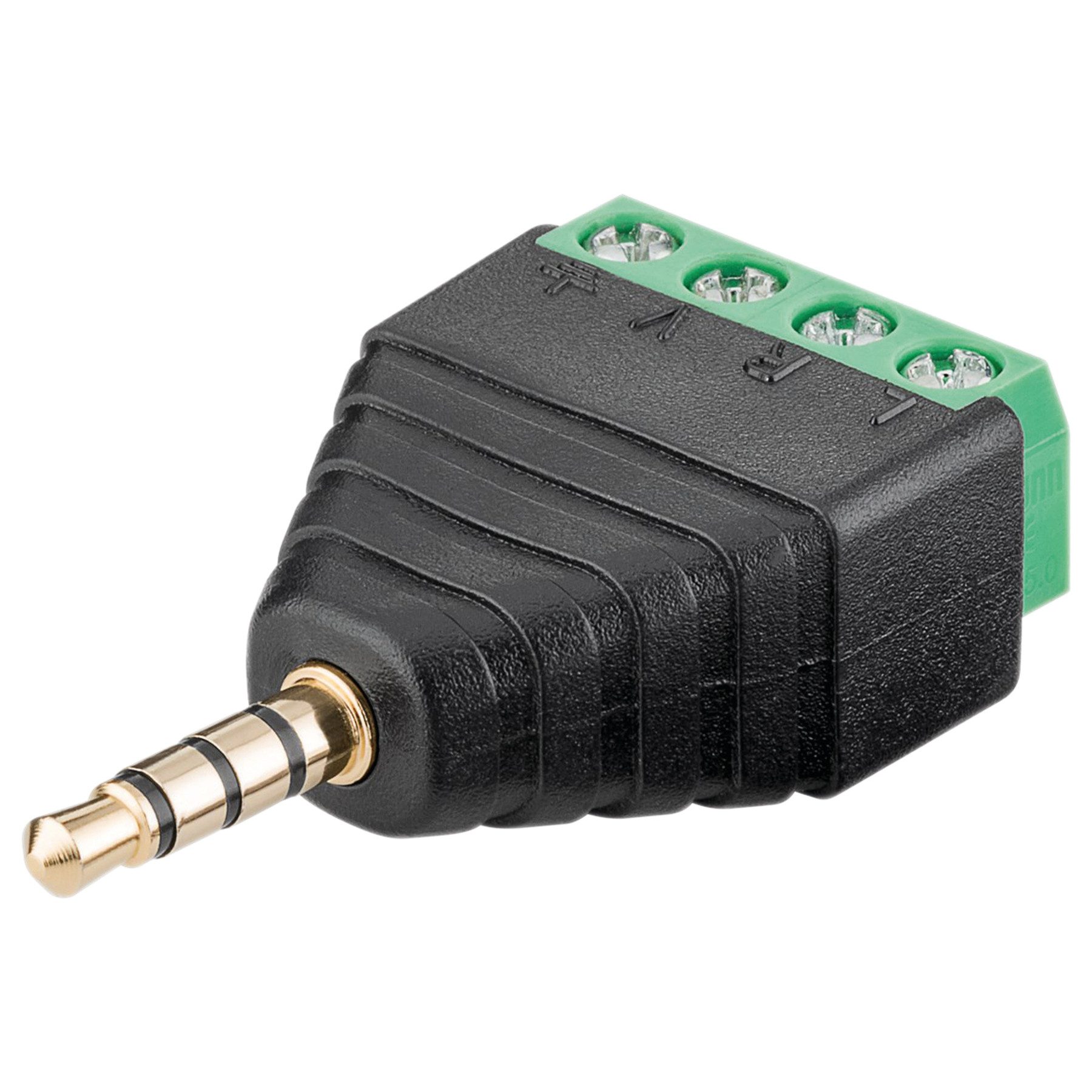 Klemmen GOOBAY Terminal Block 59198, 4-pin auf 3,5 mm