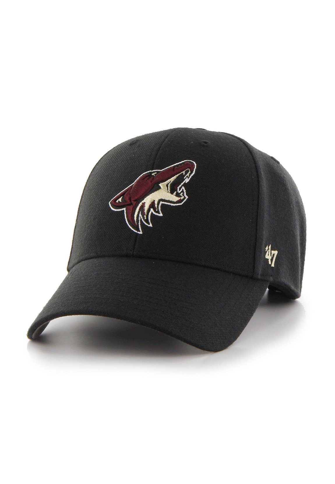 x27;47 Brand 47 COYOTES Brand Cap Adjustable H-MVP21WBV-BK ARIZONA Schwarz Baseball Cap