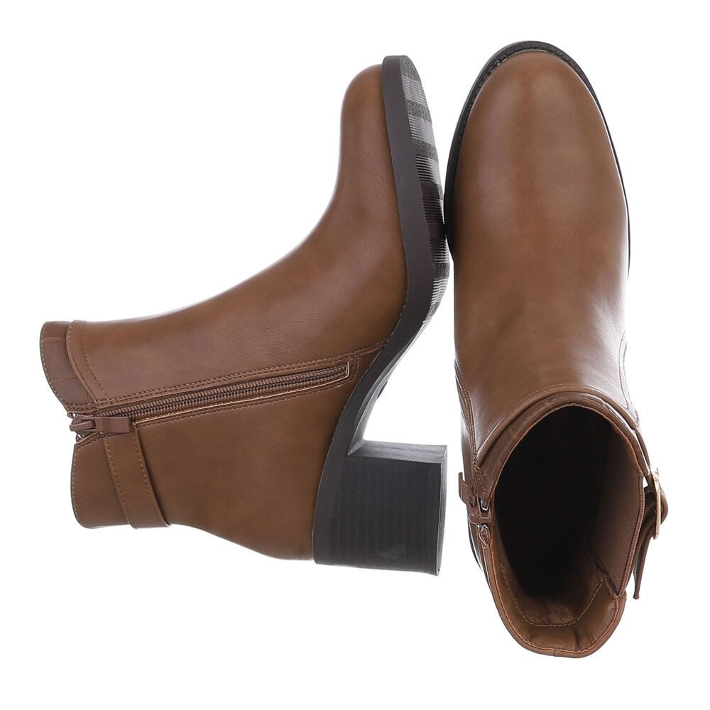 Ital-Design Damen Chelsea Elegant Chelseaboots (87118293) Blockabsatz Chels günstig online kaufen