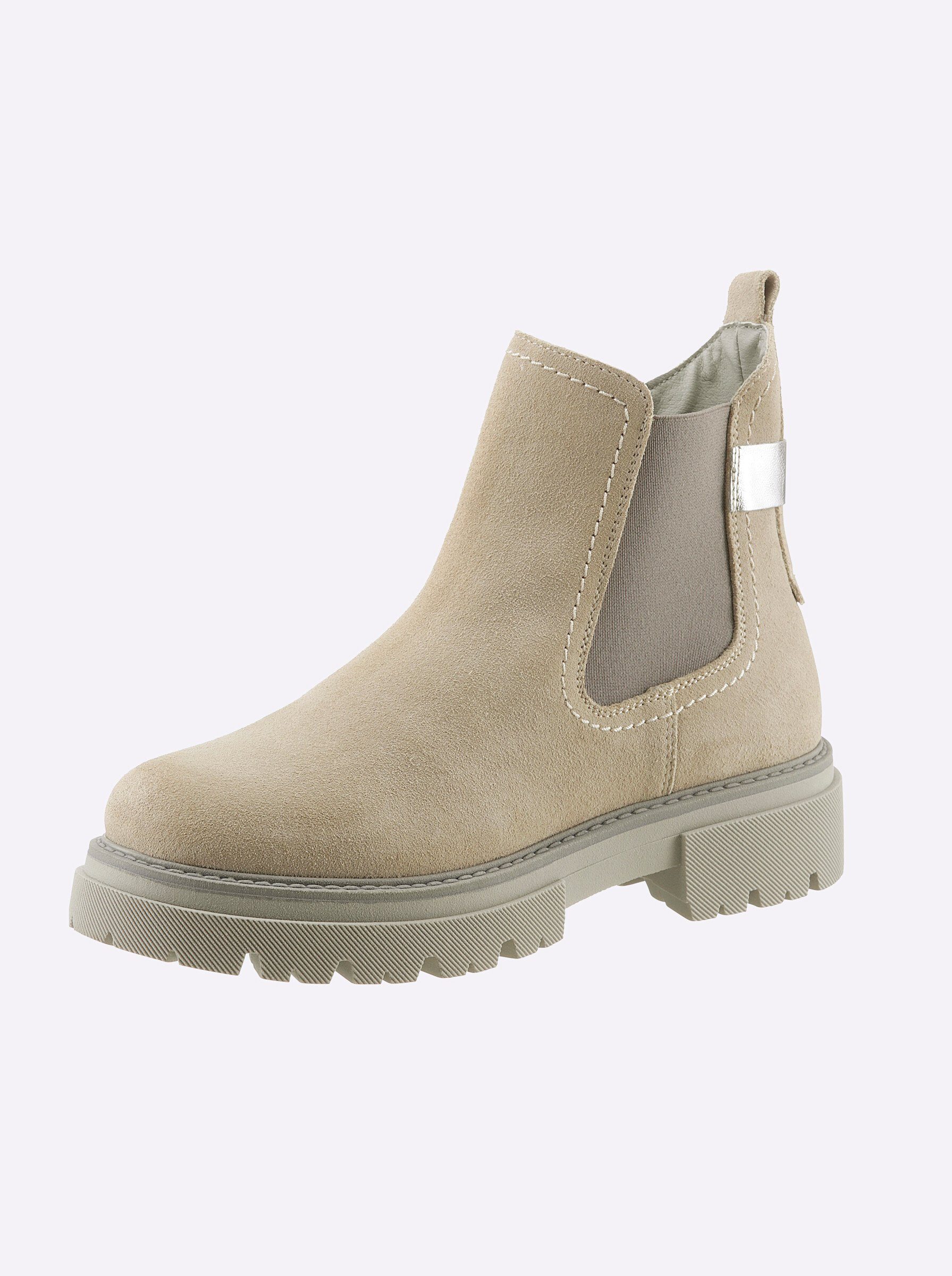 heine Stiefelette Stiefelette Wechselfußbett, Stretcheinsatz günstig online kaufen