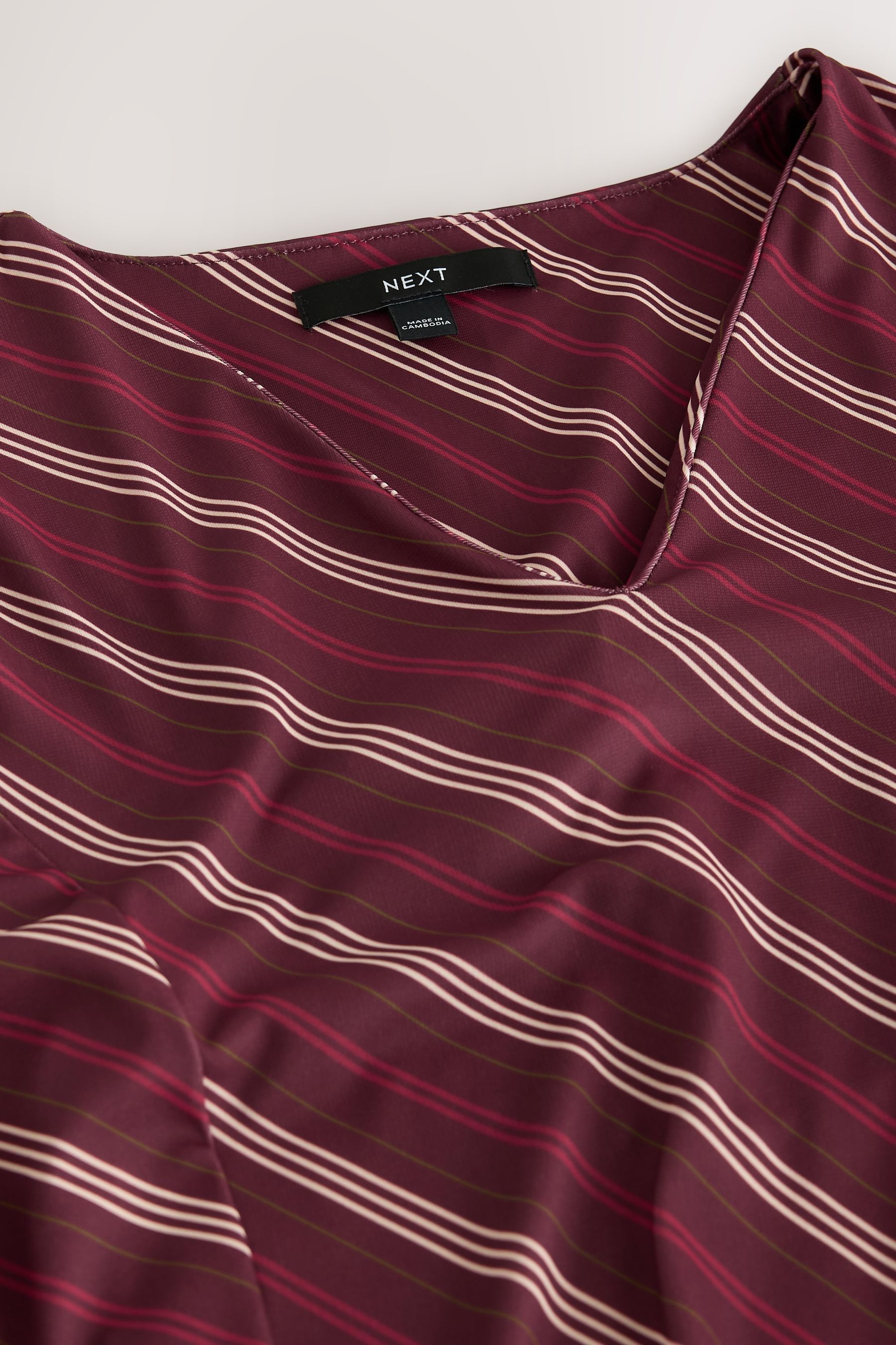 Next Minikleid Langärmeliges Midikleid mit V-Ausschnitt (1-tlg) – Bild 3 von 5