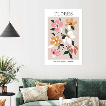 Posterlounge Poster Sisi And Seb, Flores - Blumen im Botanischen Garten, Schlafzimmer Modern Kindermotive