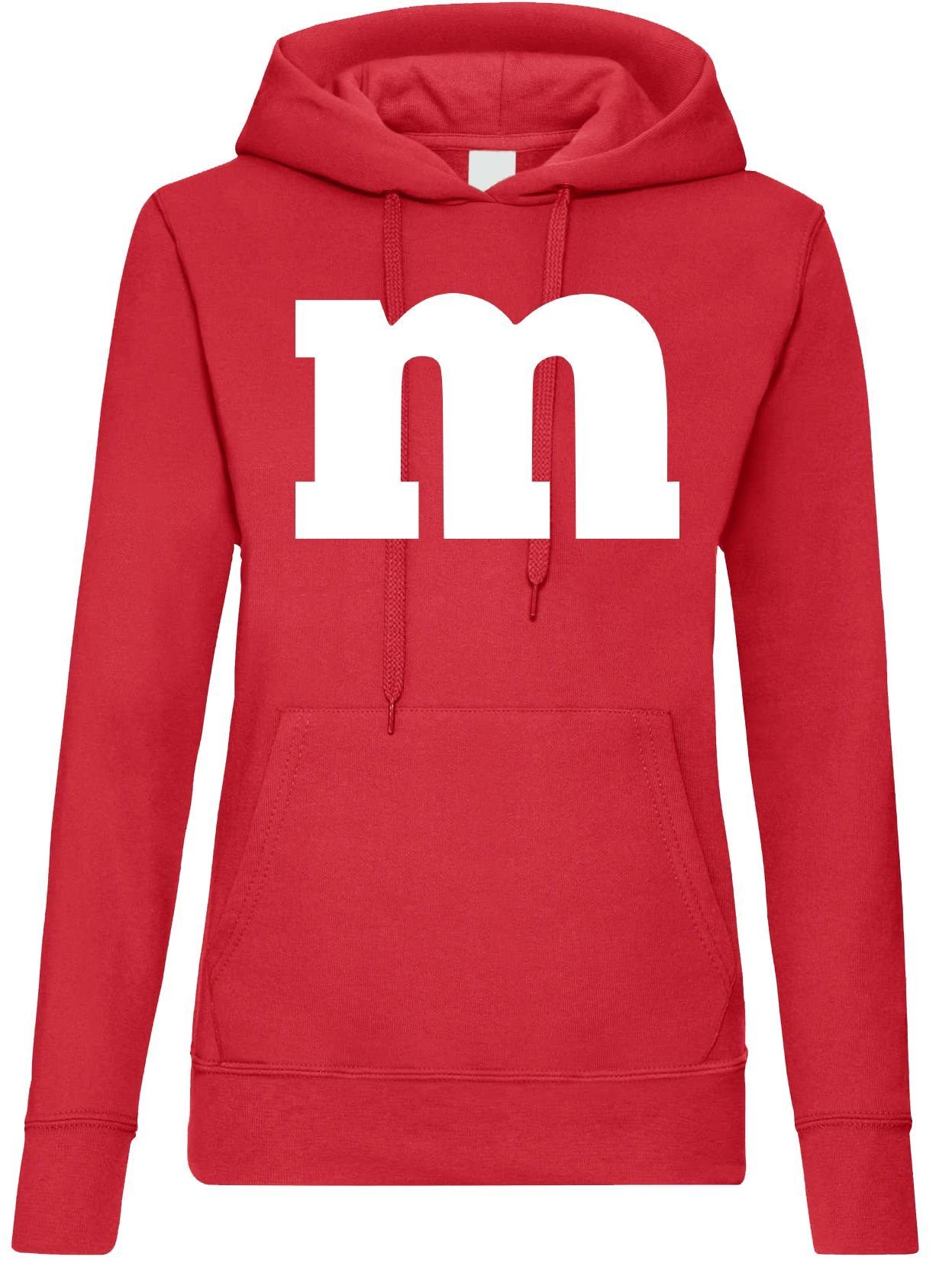 Youth Designz Kapuzenpullover Team M Damen Hoodie Fun Pullover Gruppen Fasching Karneval Kostüm mit lustigem Spruch Print