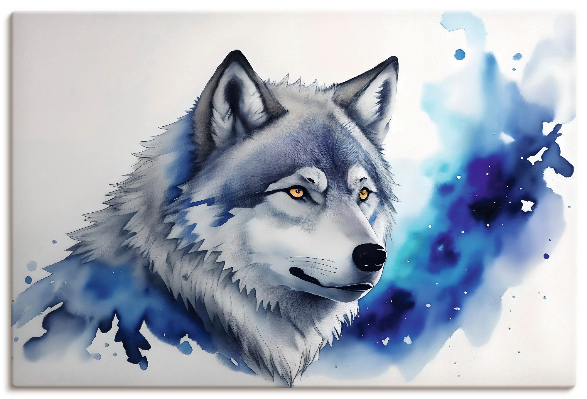 Artland Wandbild Wolf, Wolfbilder (1 St), als Alubild, Leinwandbild, Poster, Wandaufkleber in verschied. Größen