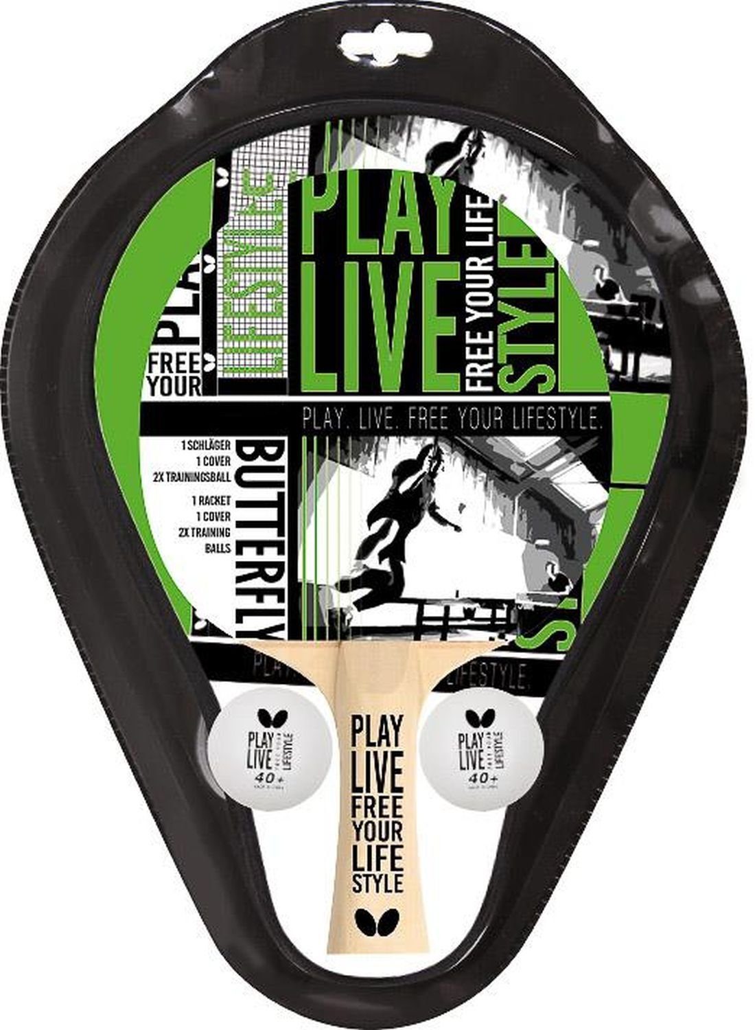 Tischtennisschläger Tischtennisset Free your Lifestyle